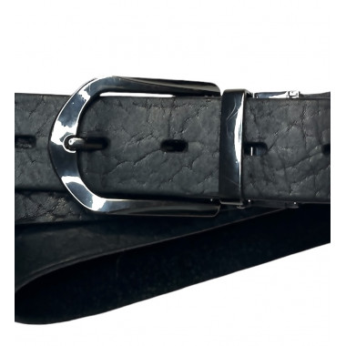 GRACE Leather Belt | Unisex Belt | Black