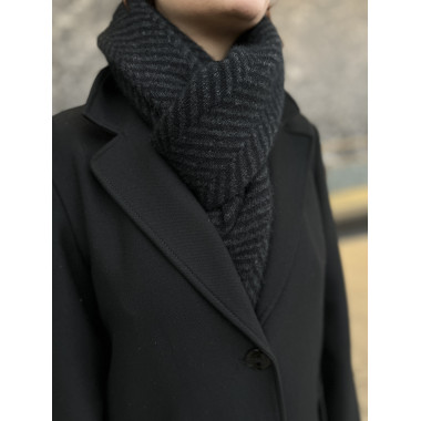 VEGA Huivi | Merino-Possum | Black / Charcoal