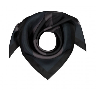 COLUMBA Silk Scarf | 70 x 70 cm | Black