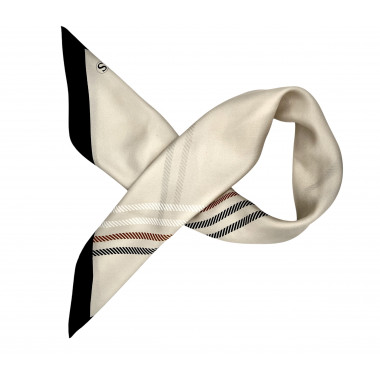 SERENA Silk Scarf | 70 x 70 cm | Beige