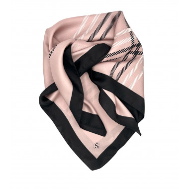 SERENA Silk Scarf | 70 x 70 cm | Rose