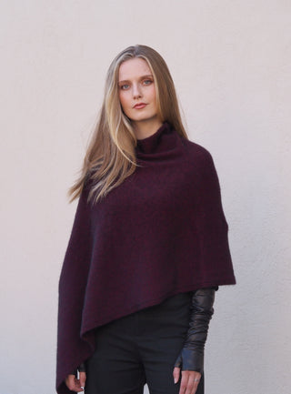 VUONO Huiviponcho | Merino-Possum | Port