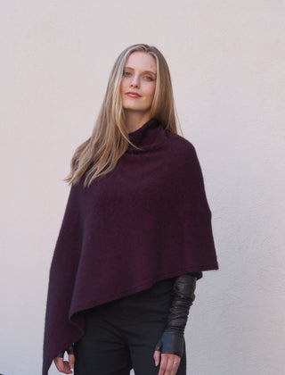 VUONO Huiviponcho | Merino-Possum | Port