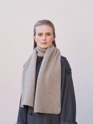 VEGA Huivi | Merino-Possum | Oyster Beige