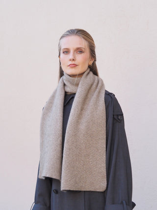 VEGA Huivi | Merino-Possum | Oyster Beige