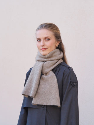 VEGA Huivi | Merino-Possum | Oyster Beige