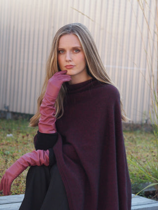 VUONO Huiviponcho | Merino-Possum | Port