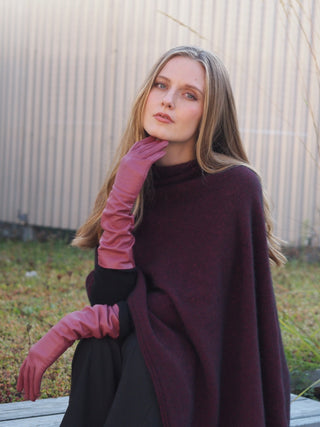 VUONO Huiviponcho | Merino-Possum | Port