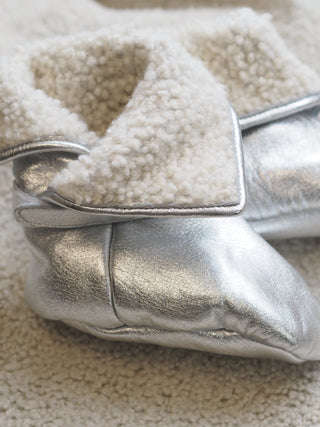 BABY Vauvan töppöset | Poro | Karitsan turkis | Silver