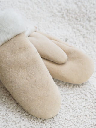 BABY Vauvojen Rukkaset | Lampaan Turkis | Off-White