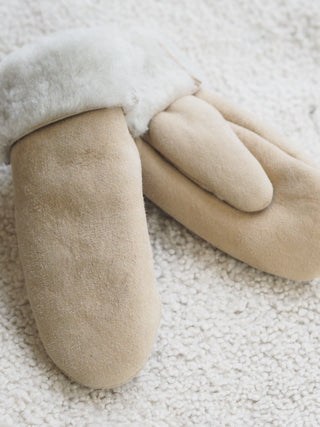 BABY Vauvojen Rukkaset | Lampaan Turkis | Off-White
