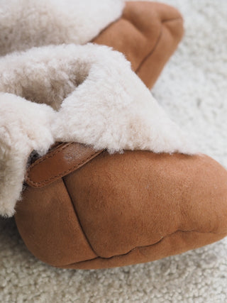 BABY BOOTIES Lambfur CAMEL