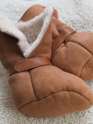 BABY BOOTIES Lambfur CAMEL