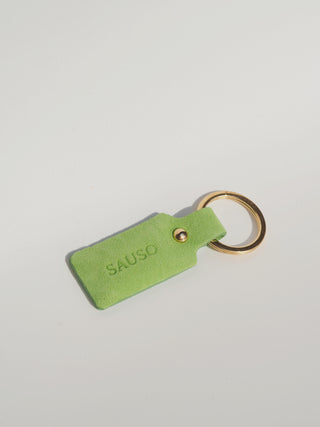KNUT Keyholder Reindeer Suede GREEN FLASH