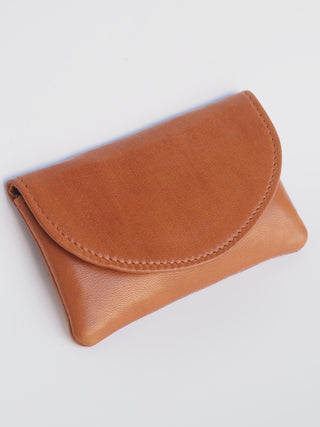 PENNY Card Holder Wallet Hairsheep Leather CAMEL