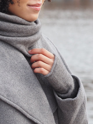 VIIMA Tuubihuivi | Merino-Possum | Shale Grey