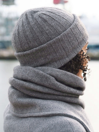 VIIMA Tuubihuivi | Merino-Possum | Shale Grey