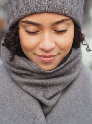 VIIMA Tuubihuivi | Merino-Possum | Shale Grey