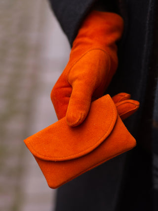 PENNY Card Holder Wallet Reindeer Suede Leather PICANTE