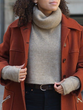 SALLA Kauluri | Merino-Possum | Oyster Beige