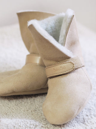 BEBE Vauvan Töppöset | Lampaan turkis | Beige
