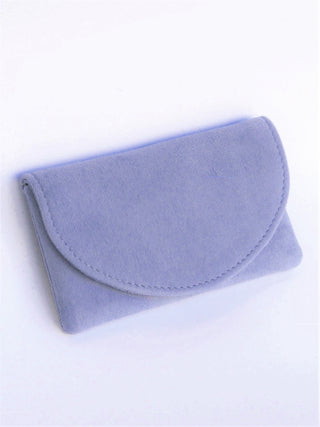 PENNY Card Holder Wallet Reindeer Suede Leather LAVENDEL