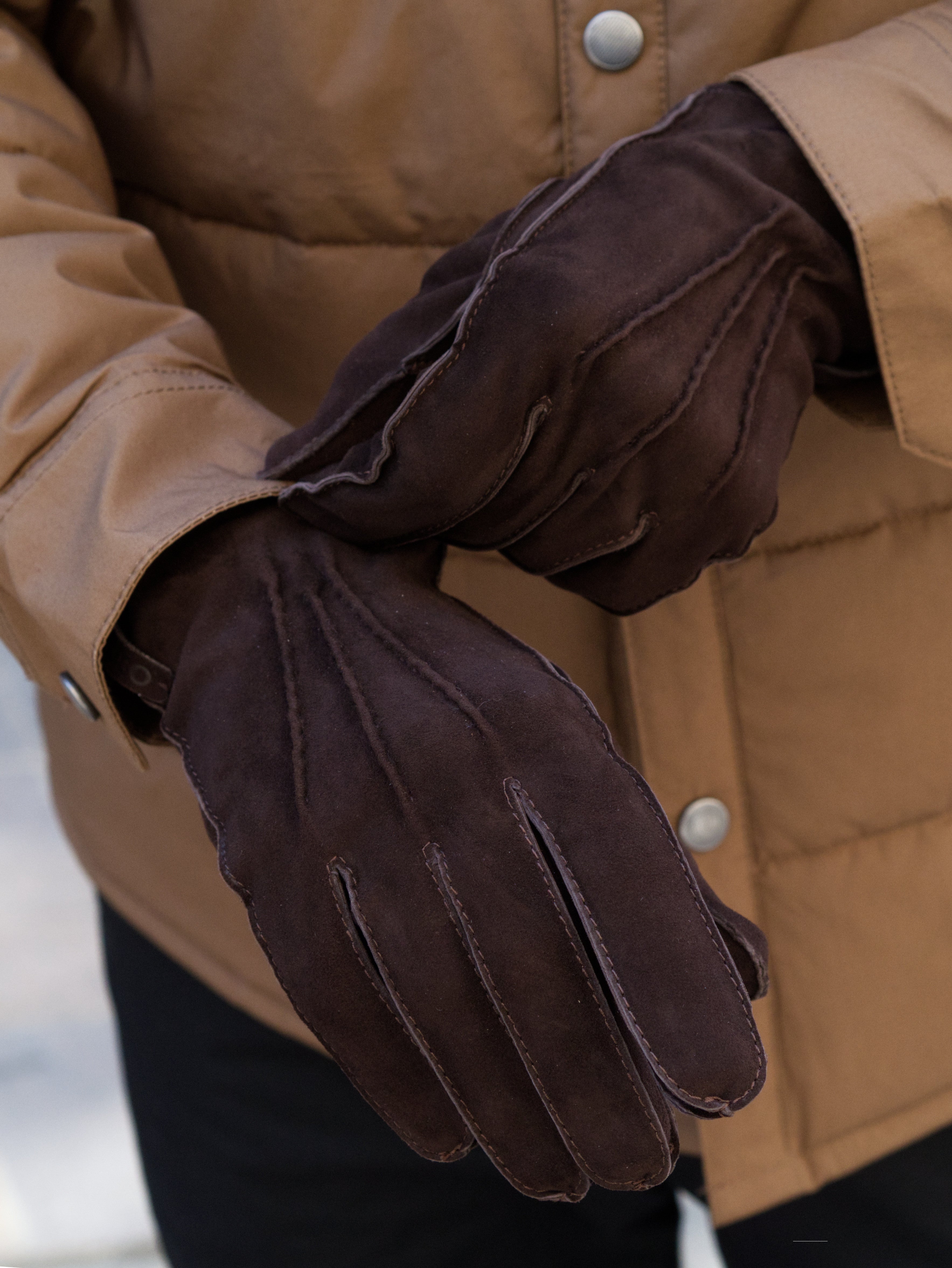 rentierleder handschuhe ISAC Rentier | Ungefüttert