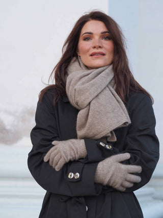 ONNI Sormikkaat | Merino-Possum | Oyster Beige