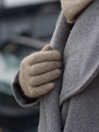 ONNI Sormikkaat | Merino-Possum | Oyster Beige