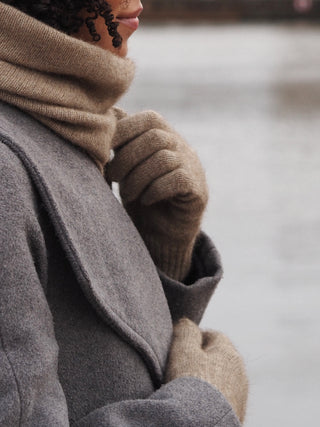 ONNI Sormikkaat | Merino-Possum | Oyster Beige