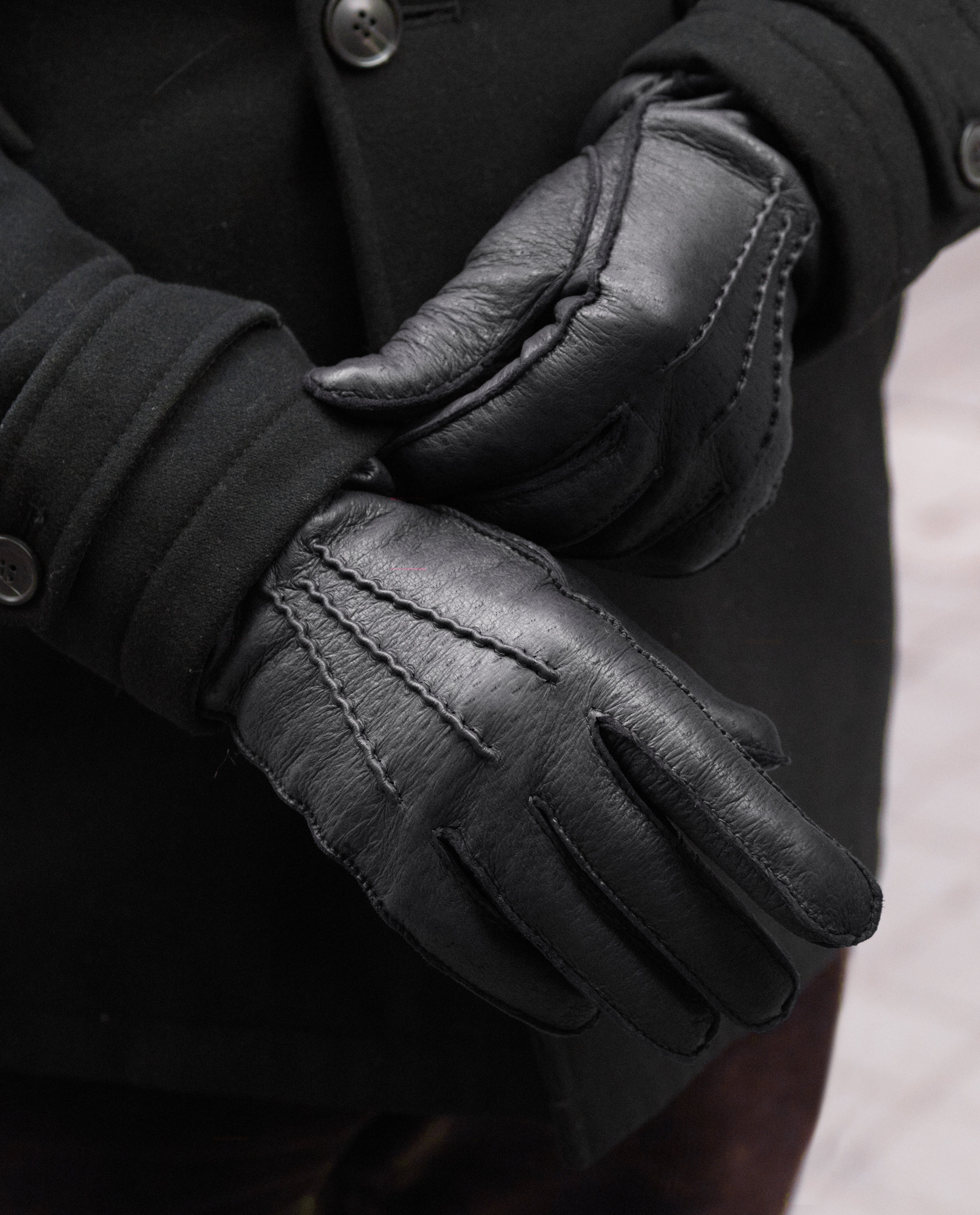 pekari leder handschuhe HUGO Pekari | Kaschmir