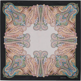 GALANTE Silkkihuivi | 70 x 70 cm | Blue Green