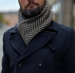 VEGA Huivi | Merino-Possum | Black / Oyster