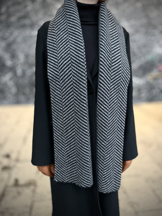 VEGA Huivi | Merino-Possum | Black / Shale grey