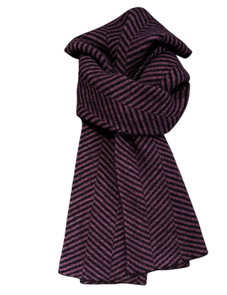 VEGA huivi | Merino-Possum | Black / Twilight