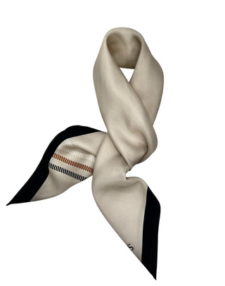 SERENA Silkkihuivi | 70 x 70 cm | Beige