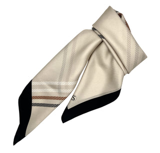 SERENA Silkkihuivi | 70 x 70 cm | Beige