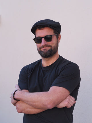 Fred Flat Cap | Linen | Black