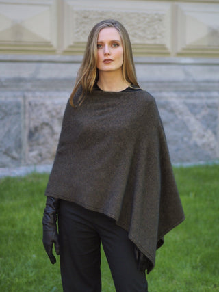 VUONO Huiviponcho | Merino-Possum | Kauri