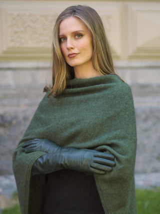 VUONO Huiviponcho | Merino-Possum | Jungle