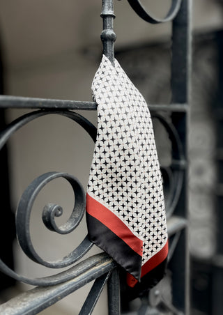 ALBA Silk Scarf | 55 x 55 cm | Spicy Red