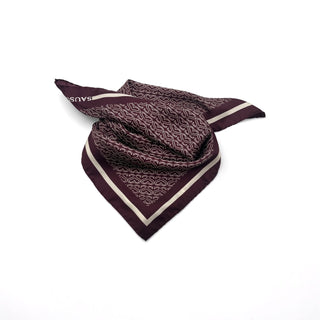 CRYSTAL | Silkkihuivi | 55 x 55 cm | Deep wine