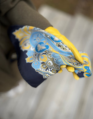 DANNA Silkkihuivi | 70x70 | Navy