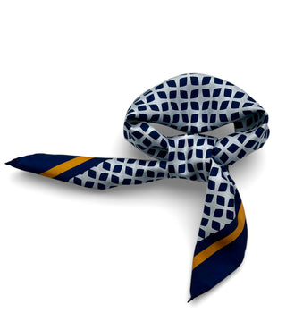 AADA Seidenschal | 70x70 | Stahlgrün