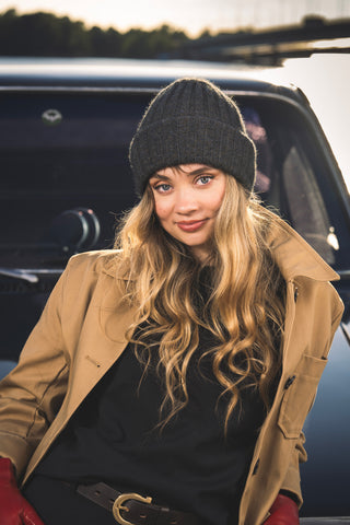 HAVU | Beanie | Merino-Possum | Coffee