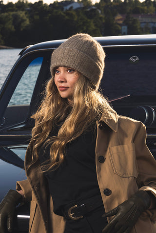 HAVU Beanie | Merino-Possum | Oyster Beige