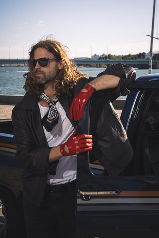 JERI Touchscreen Hairsheep | Unlined | Ferrari Red / Black