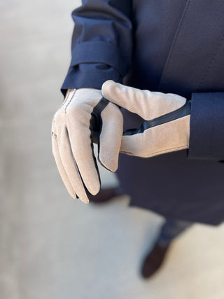 JOHAN Touchscreen | Hairsheep | Silk | Gris Moyen/Black