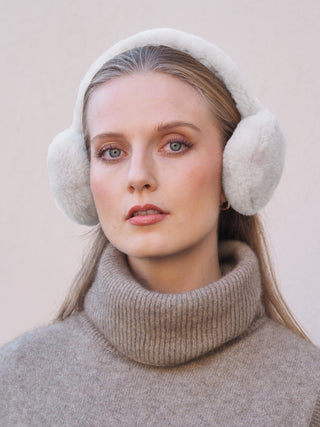 KUURA Earflaps | Hairsheep | Natural