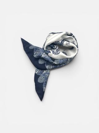 LODE Silkkihuivi | 90x90 | Navy